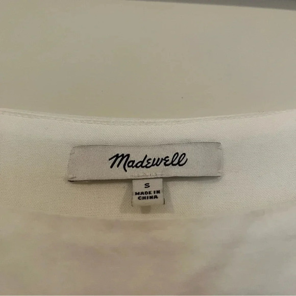 ☀️MADEWELL Boho Rainbow Pom Pom Trim Butterfly Blouse Top - Picture 6 of 11